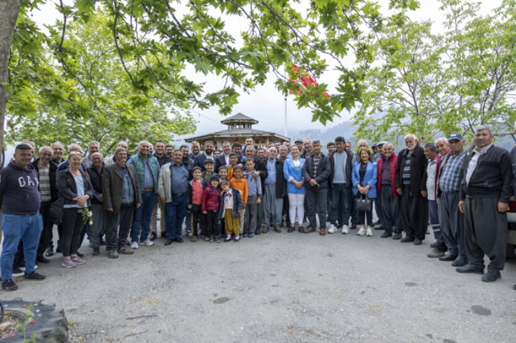 BAŞKAN TUNCER’E KÖY ZİYARETLERİNDE YOĞUN İLGİ 