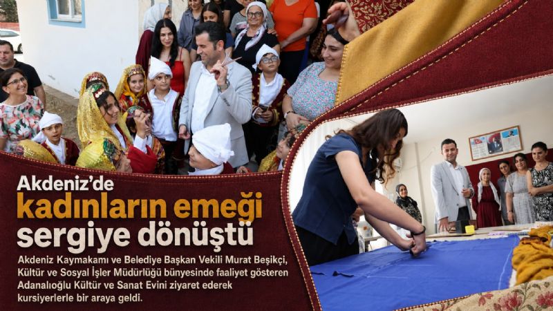 Akdeniz’de kadınların emeği sergiye dönüştü