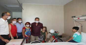 BAŞKAN TUNA’DAN LÖSEMİLİ ÇOCUKLARA ANLAMLI ZİYARET