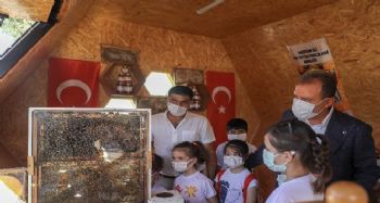 İlk ‘Bal Evi’ satış noktası Yenişehir'e yerleştirildi