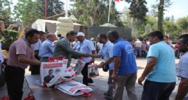 BAŞKAN TUNA, PERSONELİYLE BAYRAMLAŞTI