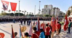 CUMHURİYETİMİZİN KURUCUSU BÜYÜK ÖNDER ATATÜRK SAYGI VE MİNNETLE ANILDI