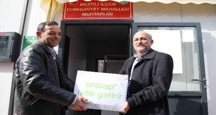 Mezitli Belediyesi ve Ahbap işbirliğinde yardım kolilerinin dağıtımı başladı