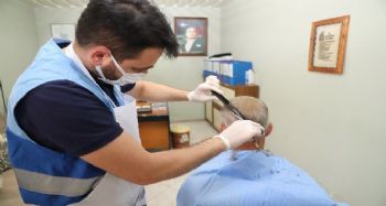 Akdeniz'de engellilere yönelik kişisel bakım hizmeti sürüyor