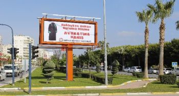 MERSİN BAROSU’NDAN BİLBOARDLI BİLGİLENDİRME