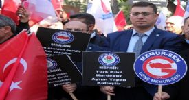 MERSİN’DE SENDİKALAR TERÖR SALDIRILARINI LANETLEDİ