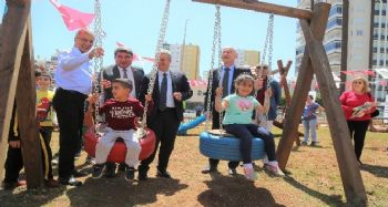 Bu parkta her şey geri dönüşümden