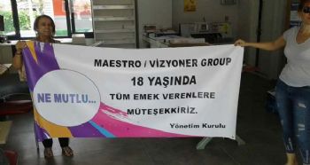 MAESTRO/VİZYONER GROUP 18 YAŞINDA