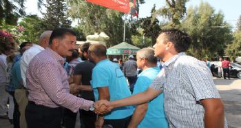 BAŞKAN TUNA, PERSONELİYLE BAYRAMLAŞTI