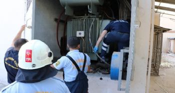 HIRSIZLIK AMACIYLA GİRDİĞİ TRAFODA ÖLÜMDEN DÖNDÜ