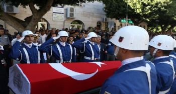 ŞEHİT JANDARMA UZMAN ÇAVUŞ TÜRKEL, SON YOLCULUĞUNA UĞURLANDI
