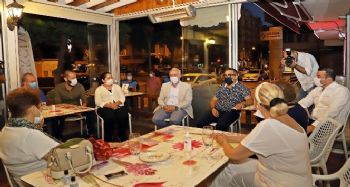 Gültak, Çamlıbel esnafıyla bir araya geldi