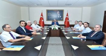 MTSO YÖNETİMİNDEN VALİ ÇAKACAK’A VEDA ZİYARETİ