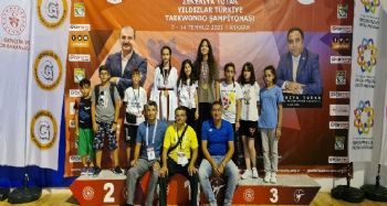 Erdemlili sporcular, Türkiye şampiyonu oldu