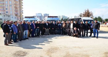 SERDAR SOYDAN’DAN DOLMUŞÇU ESNAFINA ZİYARET
