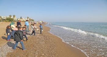 Hiç deniz görmemiş Gaziantepli çocuklar, Mavi düşler projesiyle Mersin'e geldi