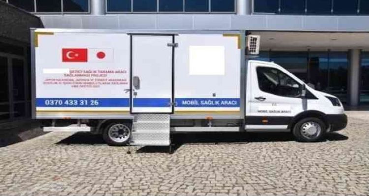 Japonya'dan Tarsus'a hibe sağlık tarama aracı