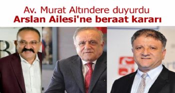 Arslan kardeşler beraat etti