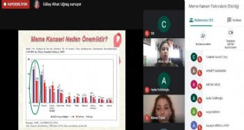 MEÜ'de meme kanseri farkındalık semineri düzenlendi