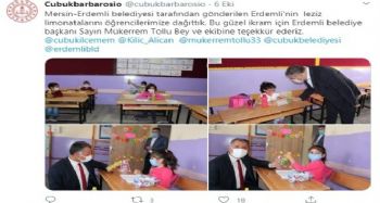 Başkan Tollu'ya teşekkür mektupları gelmeye devam ediyor