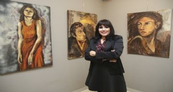Laletaş, 3'üncü kişisel resim sergisini MTSO Sanat Galerisinde açtı