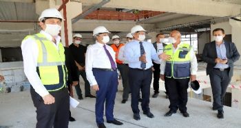Vali Su, Model Fabrika inşaatında incelemelerde bulundu