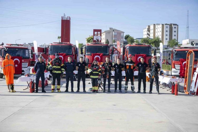 Mersin itfaiyesi, yeni ekipmanlarıyla gücüne güç kattı