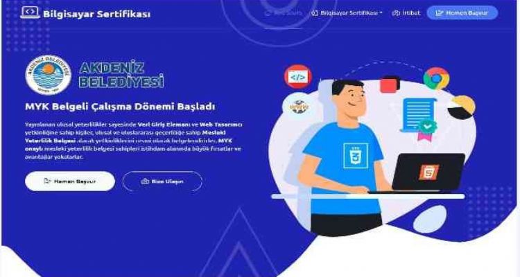 Akdeniz Belediyesinden ‘mesleki yeterlilik belgesi’ hizmeti