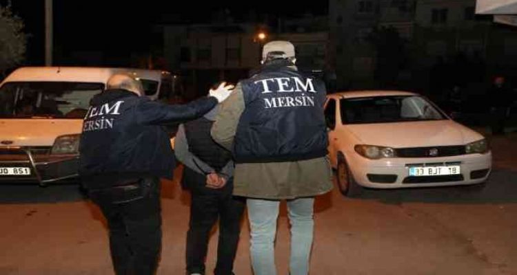 Mersin'de PKK/KCK operasyonu: 3 şüpheli tutuklandı