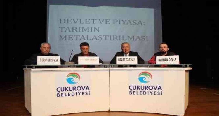 Başkan Tarhan, ‘tarım ve devlet’ konulu panelde konuştu