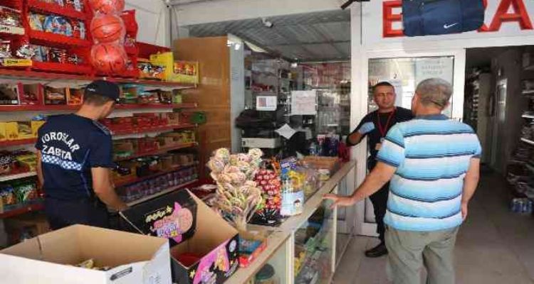 Toroslar Belediyesi zabıtası, kantinleri denetledi