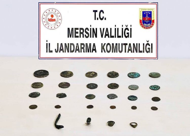 Mersin’de tarih eser kaçakçılığı operasyonu: 2 gözaltı