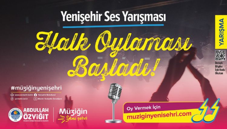 Yenişehir Ses Yarışması’nda halk oylaması başladı