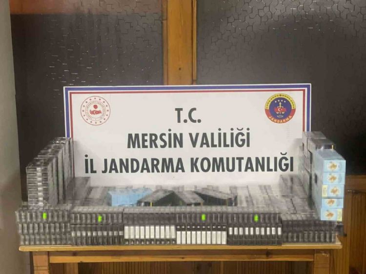 Mersin’de kaçak sigara ile mücadele: 2 gözaltı