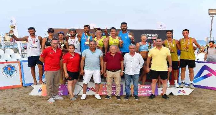 ‘Pro Beach Tour Plaj Voleybolu Mersin Etabı’ sona erdi