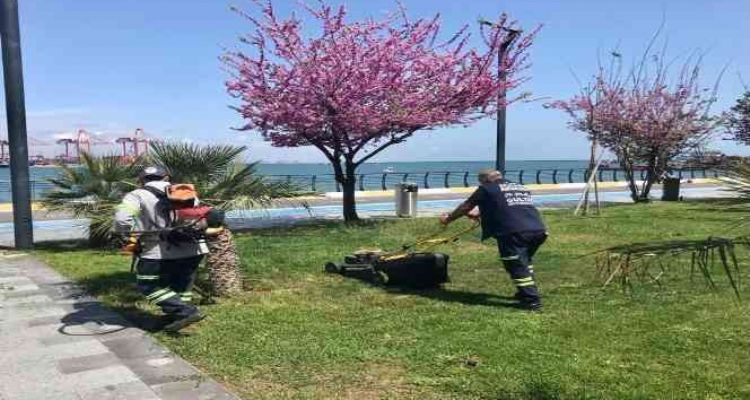 Akdeniz'de parklar bahara hazırlanıyor