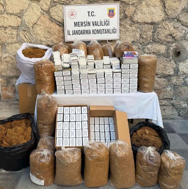 Mersin’de kaçak makaron operasyonu: 1 gözaltı