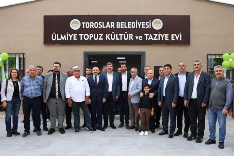 TOROSLAR’DA MİMAR SİNAN PARKI VE ÜLMİYE TOPUZ TAZİYE EVİ AÇILDI
