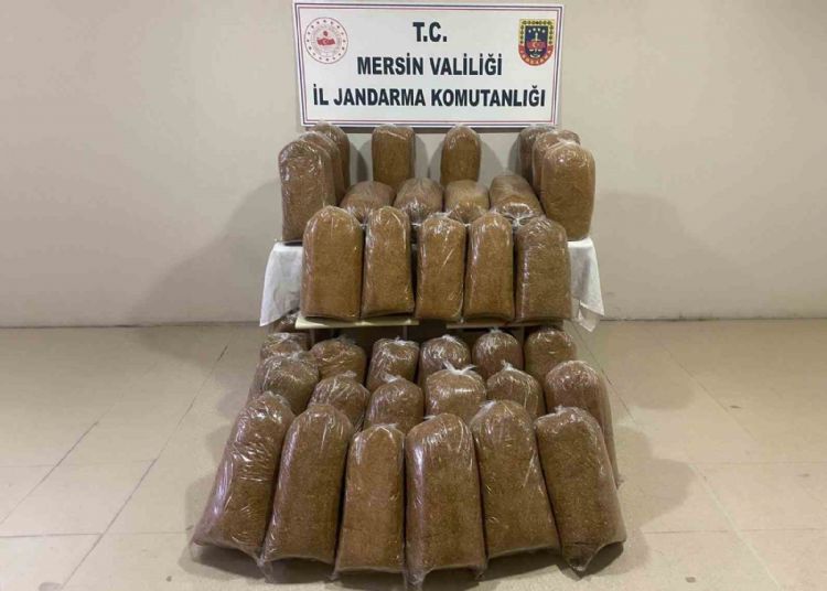 Mersin’de 375 kilo kaçak tütün ele geçirildi