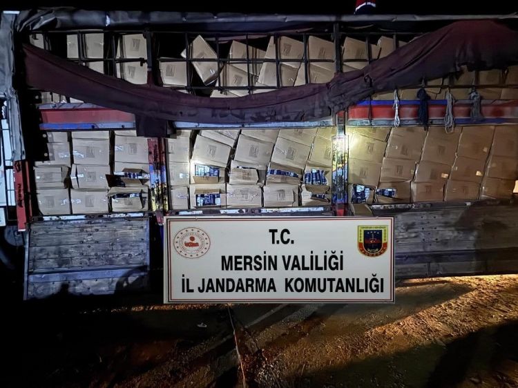 Mersin’de 5 ton kaçak tütün ele geçirildi