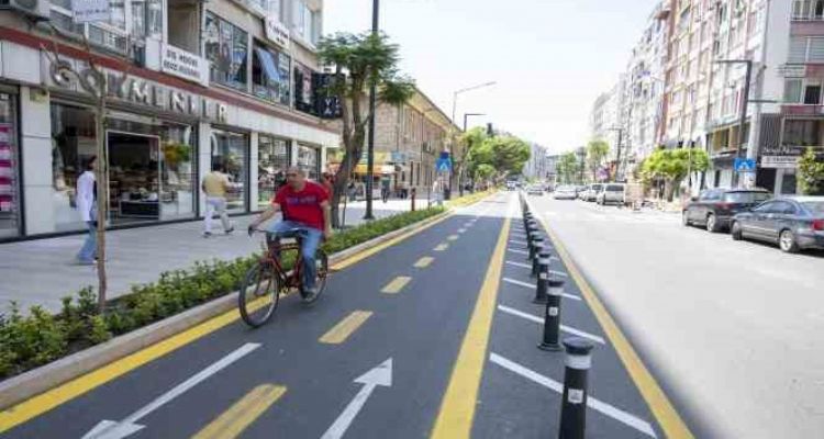 Mersin'de 125 kilometre bisiklet yolu yapıldı