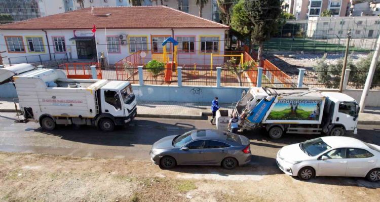 Akdeniz’de temizlik ve dezenfekte çalışmaları devam ediyor