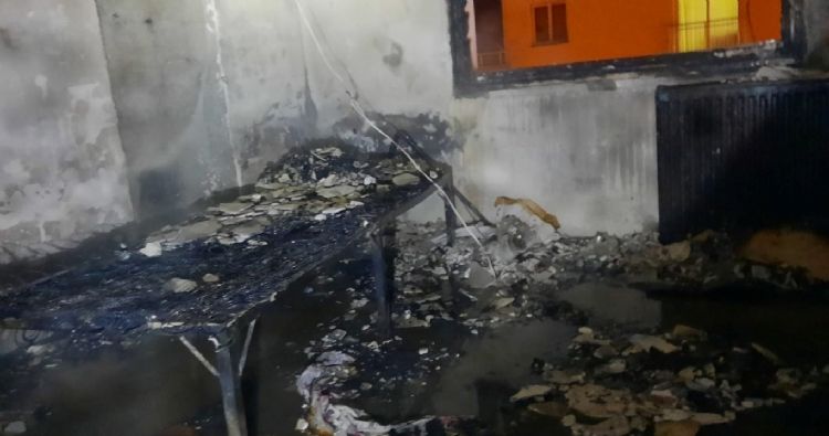 Binan 4. katındaki yangın itfaiyenin müdahalesiyle söndürüldü