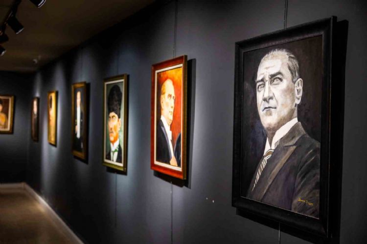 Mersin Büyükşehir Belediyesinden ‘Atatürk’ temalı resim sergisi