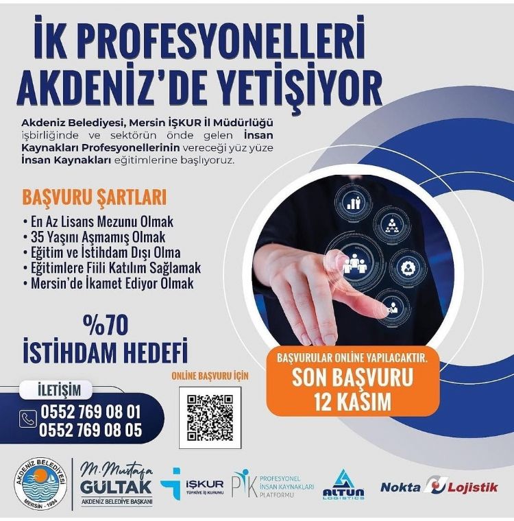 Akdeniz’de insan kaynakları uzmanları eğitimine başvurular devam ediyor