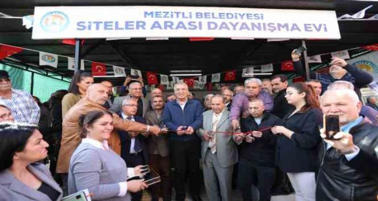 Mezitli Siteler Arası Dayanışma Evi açıldı