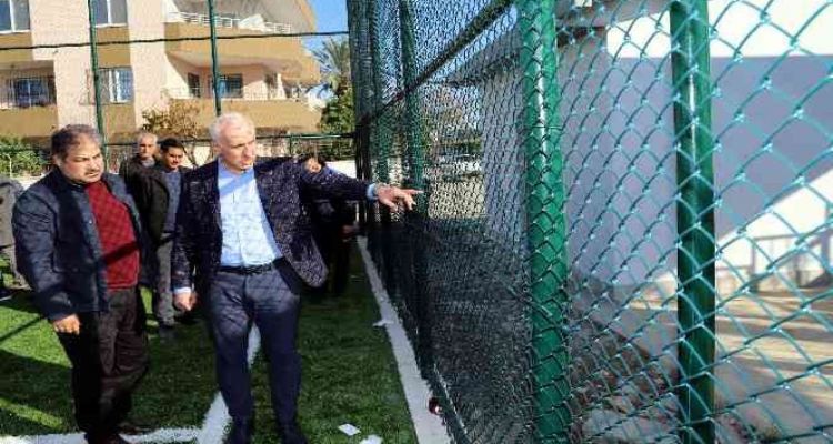 Ispanak tarlası deniliyordu, futbol sahasına dönüştü