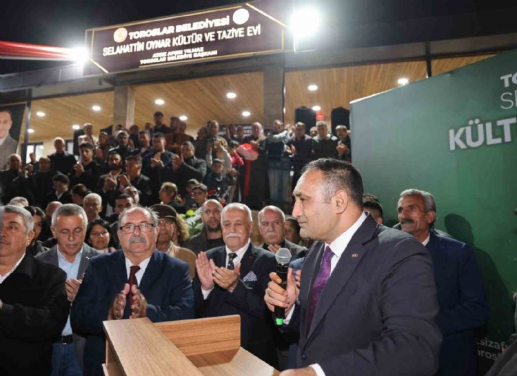 ‘Toroslar Kültür ve Taziye Evi’ açıldı