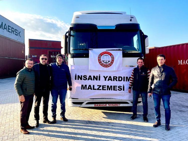 MERSİN BAROSU’NDAN DEPREMZEDELERE YARDIM ELİ