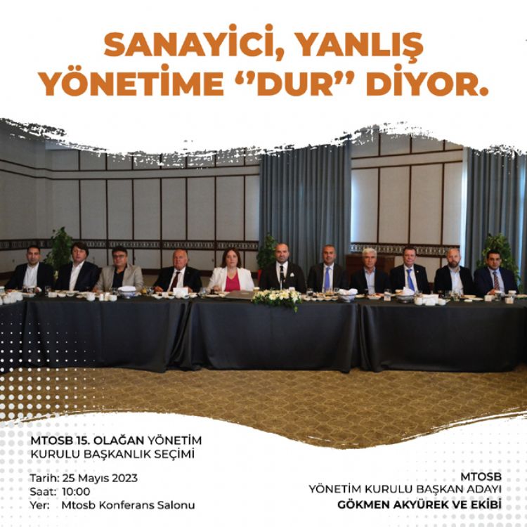 GÖKMEN AKYÜREK VE EKİBİ: KENT VE SANAYİCİ İLE BARIŞIK BİR YÖNETİM SERGİLEYECEĞİZ
